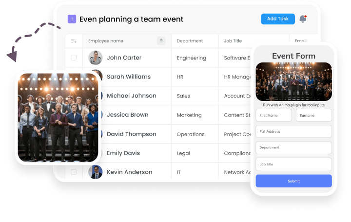 Or even planning a team event banner