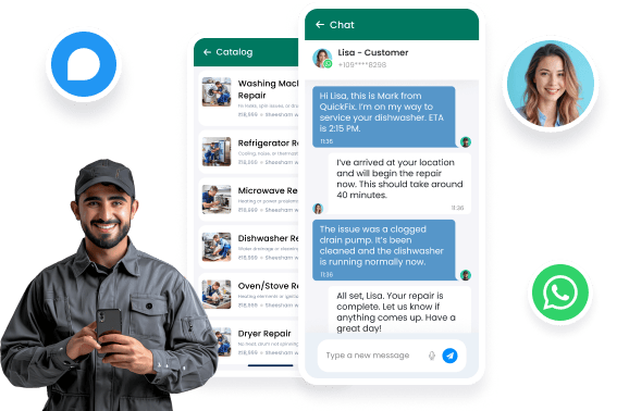 Only Truly Mobile-Friendly WhatsApp Inbox